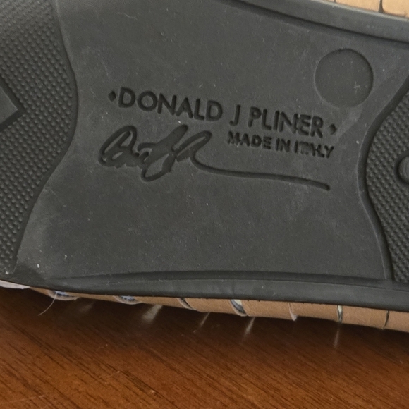 Donald Pliner Size 6.5M Eda Open Toe Sandal Ballet Flats - Picture 11 of 12